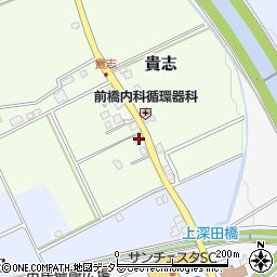 兵庫県三田市貴志166周辺の地図
