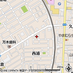 京都府宇治市小倉町西浦6-5周辺の地図