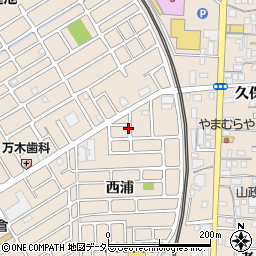 京都府宇治市小倉町西浦6-2周辺の地図