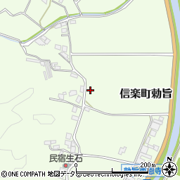 滋賀県甲賀市信楽町勅旨1502周辺の地図