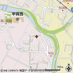 滋賀県甲賀市甲賀町滝754周辺の地図
