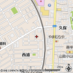 京都府宇治市小倉町西浦3-8周辺の地図