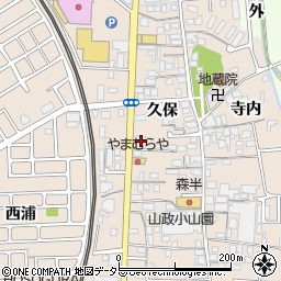 京都府宇治市小倉町久保52周辺の地図