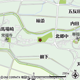 愛知県額田郡幸田町長嶺北郷中3周辺の地図