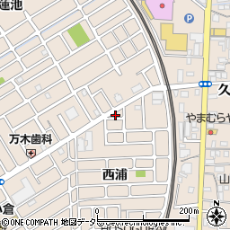 京都府宇治市小倉町西浦5-16周辺の地図