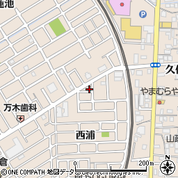 京都府宇治市小倉町西浦5-18周辺の地図