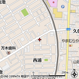 京都府宇治市小倉町西浦5-10周辺の地図