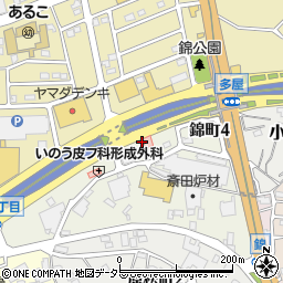 愛知県常滑市錦町4丁目502周辺の地図