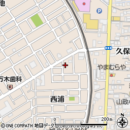 京都府宇治市小倉町西浦5-4周辺の地図