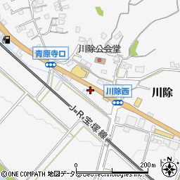 兵庫県三田市川除144周辺の地図