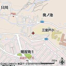 京都府宇治市莵道岡谷周辺の地図