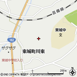 広島県庄原市東城町川東1270周辺の地図