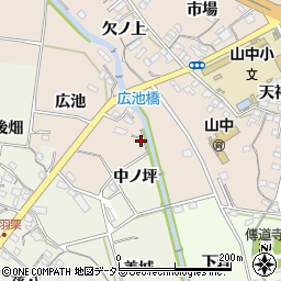 愛知県岡崎市舞木町広池67周辺の地図