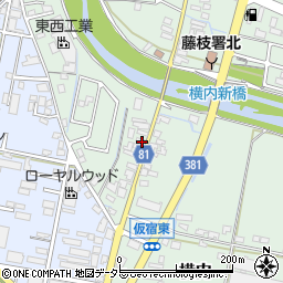 静岡県藤枝市横内1006周辺の地図