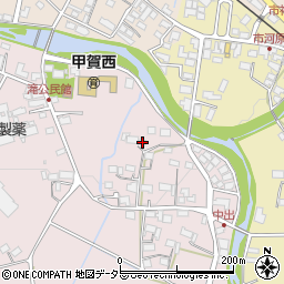 滋賀県甲賀市甲賀町滝780周辺の地図
