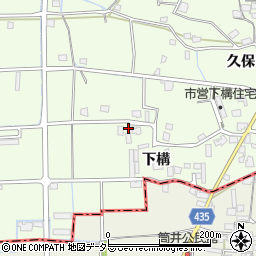 兵庫県姫路市林田町下構154周辺の地図