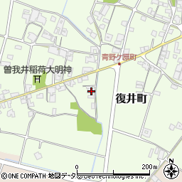 兵庫県小野市復井町302-12周辺の地図