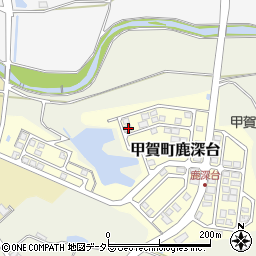 滋賀県甲賀市甲賀町鹿深台180-60周辺の地図