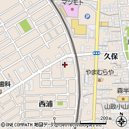 京都府宇治市小倉町西浦3-13周辺の地図