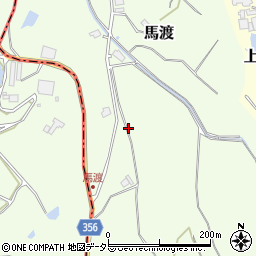 兵庫県三田市馬渡周辺の地図