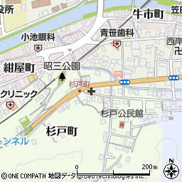 島根県浜田市杉戸町2588周辺の地図