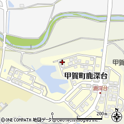 滋賀県甲賀市甲賀町鹿深台180-61周辺の地図