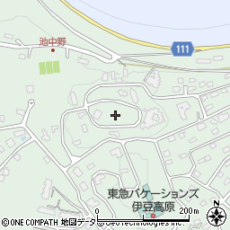 トキワテニスクラブ伊豆高原周辺の地図