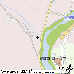 兵庫県姫路市夢前町置本622-1周辺の地図
