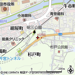 島根県浜田市杉戸町2581周辺の地図