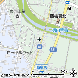 静岡県藤枝市横内1009周辺の地図