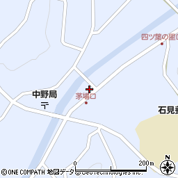 島根県邑智郡邑南町中野下茅場2587周辺の地図