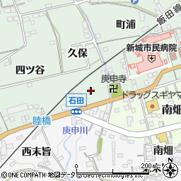 愛知県新城市杉山久保周辺の地図