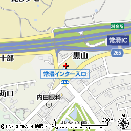 愛知県常滑市椎垂木周辺の地図