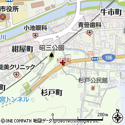 島根県浜田市杉戸町2580周辺の地図