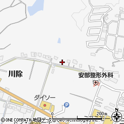 兵庫県三田市川除4周辺の地図