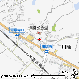 兵庫県三田市川除145周辺の地図