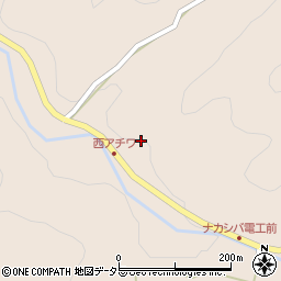 愛知県岡崎市雨山町西アチワ周辺の地図