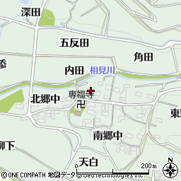 愛知県額田郡幸田町長嶺北郷中35周辺の地図
