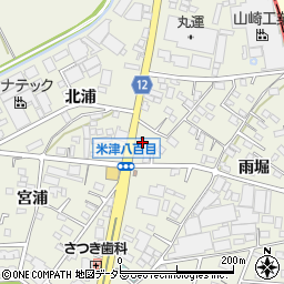 桶狭間タンメン米津橋店周辺の地図