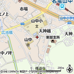 愛知県岡崎市舞木町向市場30周辺の地図