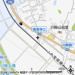 兵庫県三田市川除351周辺の地図