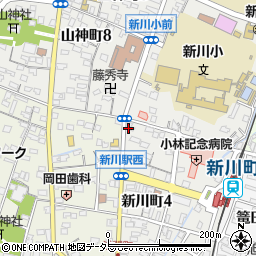 日本屋周辺の地図