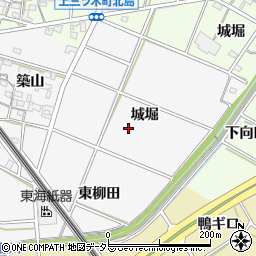 愛知県岡崎市下三ツ木町周辺の地図