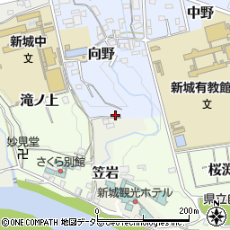 愛知県新城市向野2周辺の地図