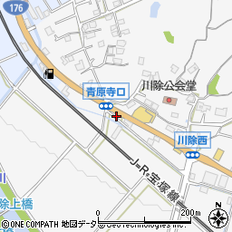 兵庫県三田市川除154周辺の地図