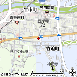 日本海信用金庫東支店周辺の地図