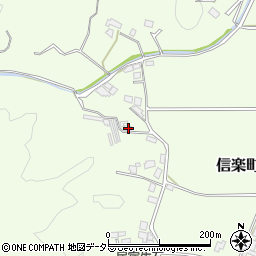 滋賀県甲賀市信楽町勅旨1337周辺の地図