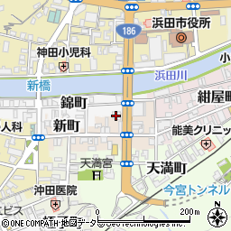 島根銀行浜田支店周辺の地図