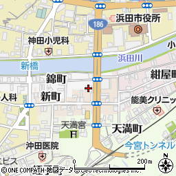 島根銀行浜田支店周辺の地図