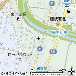 静岡県藤枝市横内1011周辺の地図